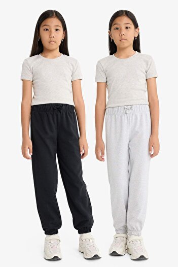 DeFacto Girl's Elastic Waist 2-Piece Sweatpants E6400A825Au