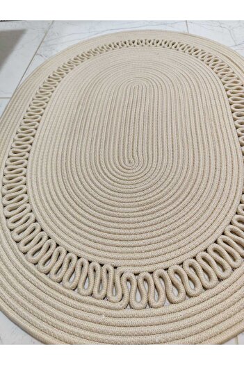ModaCardin Jute Patterned Gift Hooded Bath and Balcony Mat