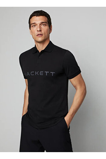 Hackett Siyah Erkek Polo T-Shirt HM563104