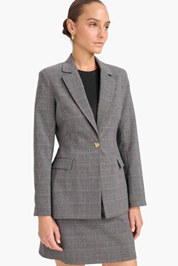 DeFacto Regular Fit Düğmeli Blazer Ceket D9883AX25AU