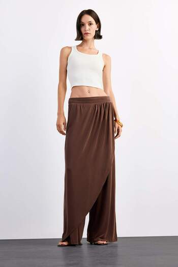 DeFacto Relax Fit Normal Waist Straight Leg Modal Pants G1338Ax25Sm