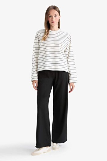 DeFacto Wide Leg Wide Loose-Fit Pants D4150Ax25Au