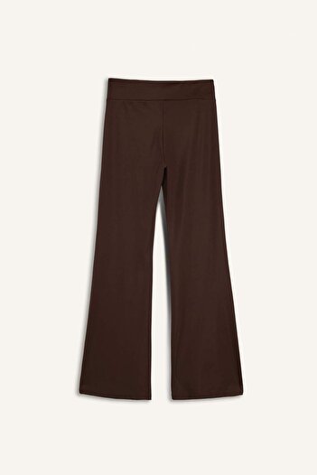 DeFacto Beli Lastikli Flare Fit Pantolon F8941AX25AU