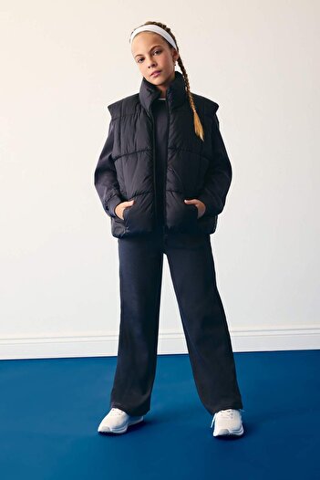 DeFacto Girl's Waterproof Zippered Puffer Vest E5887A825Au