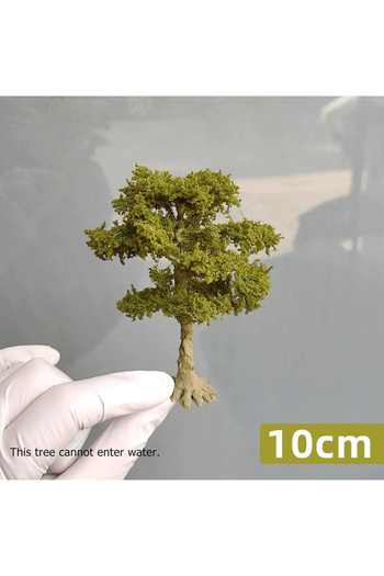 Choice 10cm 1PC 10-15cm HO/OO Scale Autumn Trees Miniatures Garden Landscape Scenery Model