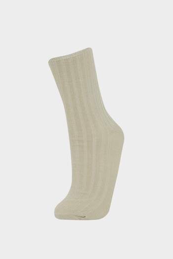 DeFacto Women's 5-Pack Cotton Long Socks F5602Axns