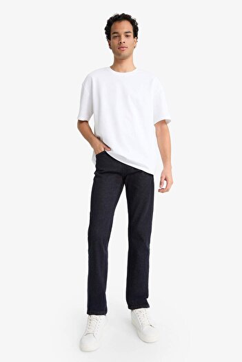 DeFacto Sergio Regular Fit Παντελόνι τζιν με κανονική εφαρμογή και κανονικό στήθος F4618AX25AU