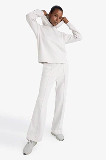 DeFacto Defactofit Staright Fit Pocketed Standard Length Soft Fleece Inside Sportsman Pants F1694Ax25Wn