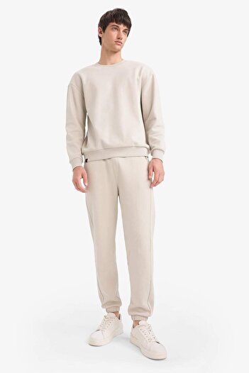 DeFacto Slim Fit Dar Kesim Fermuar Cepli Pike Eşofman Altı D5258AX25AU