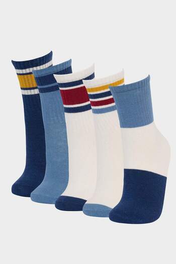 DeFacto Boy's 5-Pack Cotton Long Socks F4722A8Ns