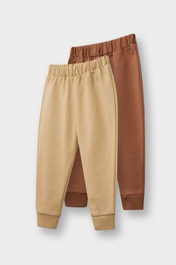DeFacto Baby Boy Elastic Waist 2-Piece Sweatpants A7460A525Wn