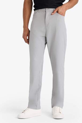 DeFacto DeFactoFit Slim Fit Dar Kesim Standart Paça Dokuma Sporcu Pantolon E3333AX25AU