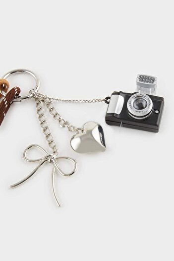 DeFacto Women's Brown String Charm Keychain F6967Axns