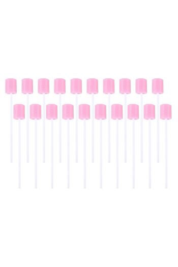fulina Healifty 100Pcs Oral Swabs Disposable Mouth Swabs Sponge- Tooth Cleaning Sponge Swab for Oral Care,