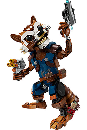 LEGO ®   مجموعة مارفل روكيت وبيبي جروت 76282 – مجموعة ألعاب إبداعية للأطفال فوق سن 10 سنوات (566 قطعة)