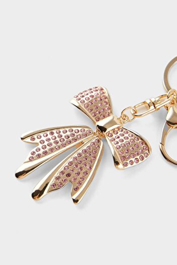 DeFacto Women's Stone Bow Charm Keychain F6955Axns
