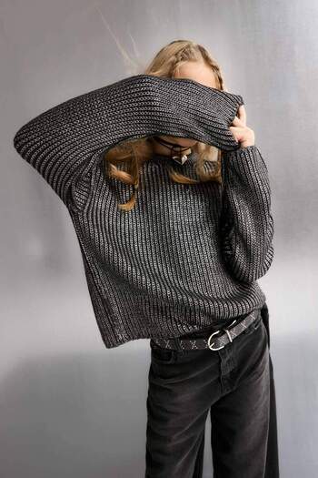 DeFacto Girls' Crew Neck Sweater F2615A825Au