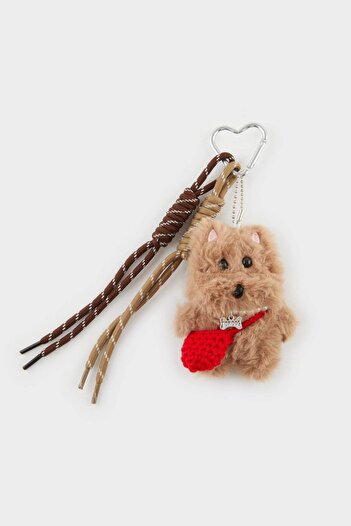 DeFacto Women's Dog Charm Keychain F6981Axns