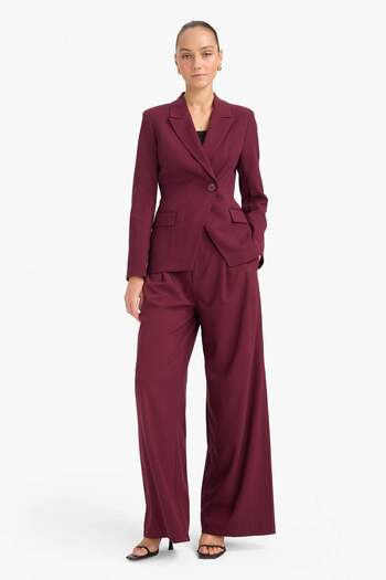 DeFacto Fitted Buttoned Blazer Jacket F7441Ax25Au