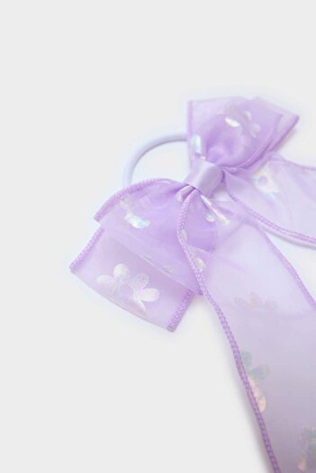 DeFacto Girl's Lilac Bow Rubber Buckle F6872A8Ns