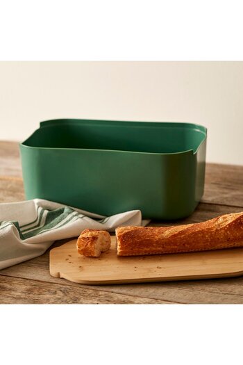 Bella Maison Breed 2in1 Bread Box with Cutting Board Khaki (33X18,5X12 cm)