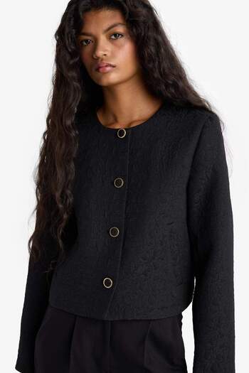DeFacto Regular Fit Quilted Buttoned Jacket F9130Ax25Wn