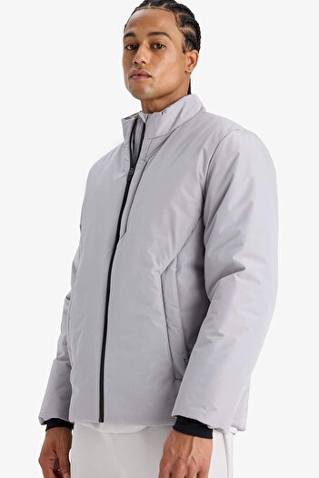 DeFacto Defactofit Waterproof Slim Fit Tight-Fitting Zippered Waterproof Coat E9484Ax25Wn