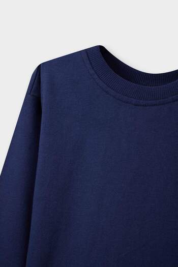 DeFacto Baby Boy Crew Neck Basic Plain Long Sleeve T-Shirt E8354A525Au