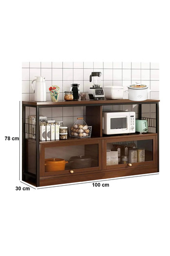 AGD Side Storage Cabinet, Multi-Use Cabinet for Living Room, Office, and Kitchen