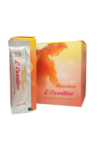 Monodoze L-carnitine 1000mg Liquid Sachets - Premium Energy & Fat Metabolism Support