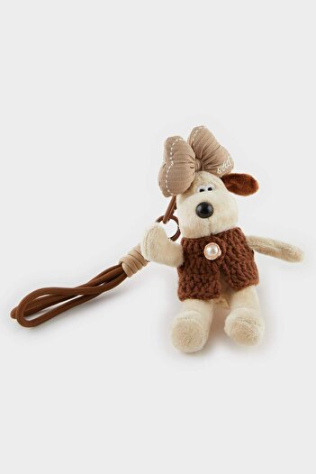 DeFacto Women's Dog Charm Keychain F6968Axns