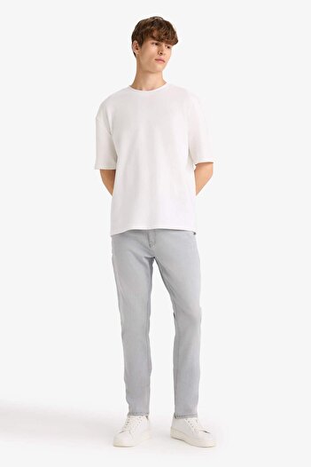 DeFacto Pedro Slim Fit Tight Fit Normal Waist Narrow Leg Jean Pants F2988Ax25Au