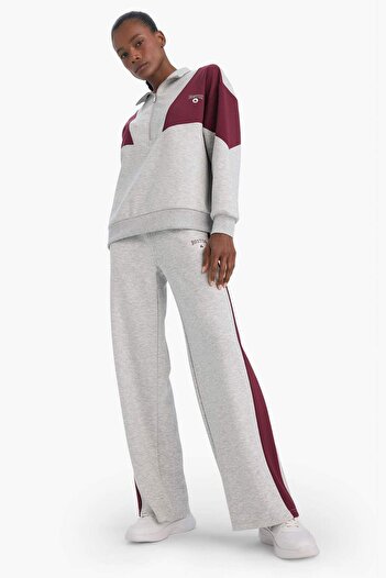 DeFacto DeFactoFit NBA Boston Celtics Wide Leg Geniş Paça Cepli Standart Boy Skuba Dalgıç Kumaş Eşofman Altı