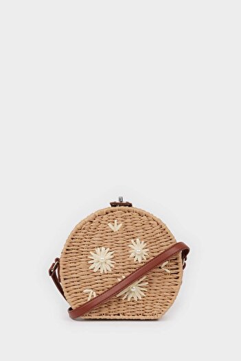 DeFacto Women's Straw Shoulder Bag E1510Axns