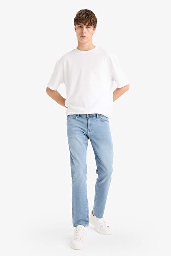DeFacto Pedro Slim Fit Tight Fit Regular Waist Narrow Leg Jean Pants F9814Ax25Au