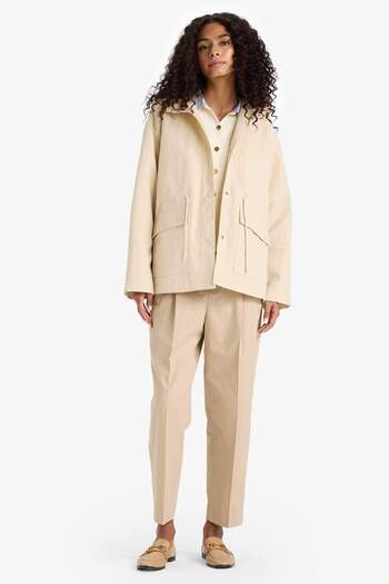DeFacto Regular Fit Hooded Raincoat with Snap Pockets E8563Ax25Au