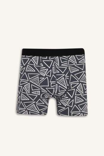 DeFacto Regular Fit Printed 3 τεμαχίων Boxer D7515AX24AU