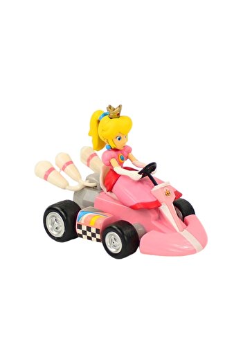 BANDAI with box 03 Styles Mario Pull Back Car Green Yoshi Donkey Kong Bowser Luigi Toad Princess Peach Figu