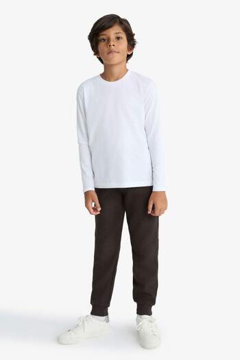 DeFacto Boy's Jogger Sweatpants with Elastic Waist and Pockets C7635A825Wn