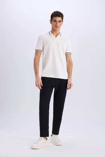 DeFacto Regular Fit Polo Neck Short Sleeve T-Shirt E2251Ax25Sm