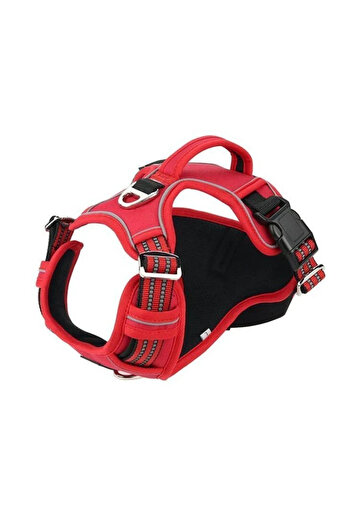 Petza Dog Chest Collar Finwe Red