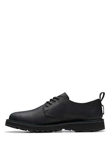 CLARKS Siyah Erkek Deri Günlük Ayakkabı Solsbury Lace