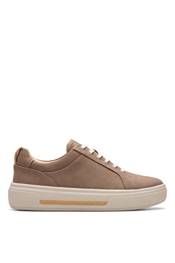 CLARKS Bej Kadın Nubuk Sneaker 26179121
