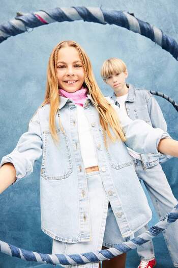 DeFacto Girl's Denim Jacket E9205A825Au