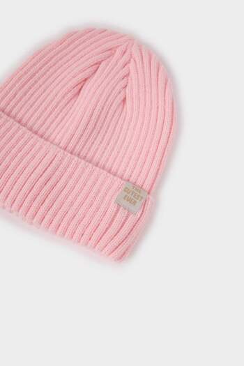 DeFacto Baby Girl Woven Label Knitwear Beanie E9999A525Wn
