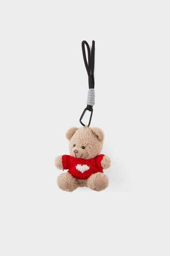 DeFacto Women's Teddy Bear Charm Keychain F6954Axns