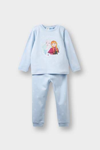 DeFacto Set pijamale Frozen pentru fetiță Top cu mâneci lungi Fund lung F4588A525AU