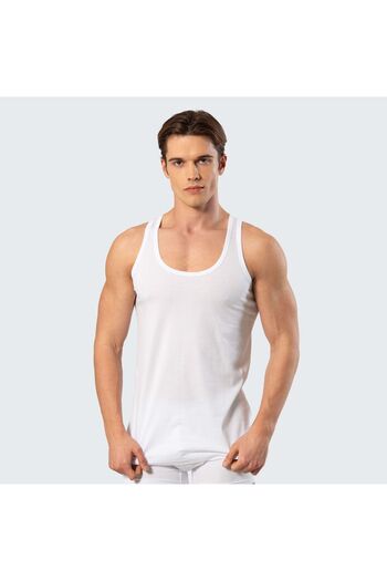 TÜREN Men's Modal Undershirt 180/White
