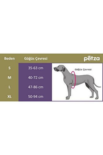 Petza Dog Chest Collar Finwe Red