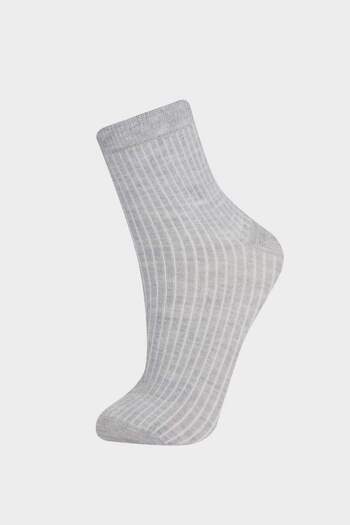 DeFacto Women's 3-Piece Cotton Socks F5600Axns